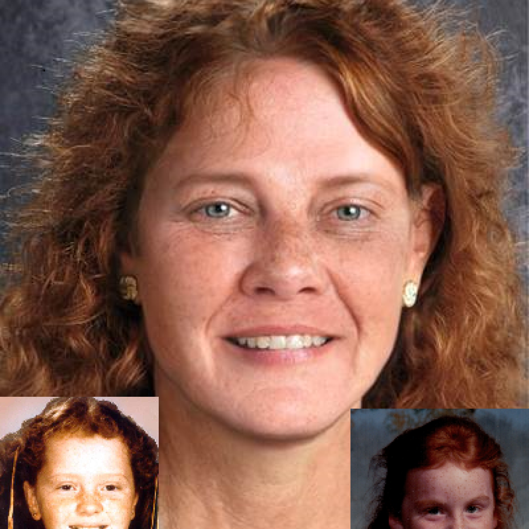 Ann Gotlib. Missing child with curly red hair, gray eyes, and prominent freckles.