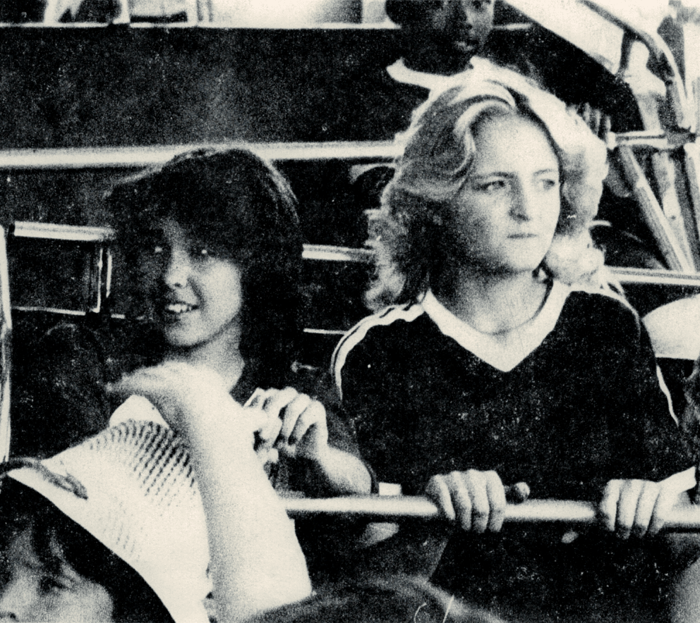 Cinda and Charlotte Kinsey at fair where they disappeared